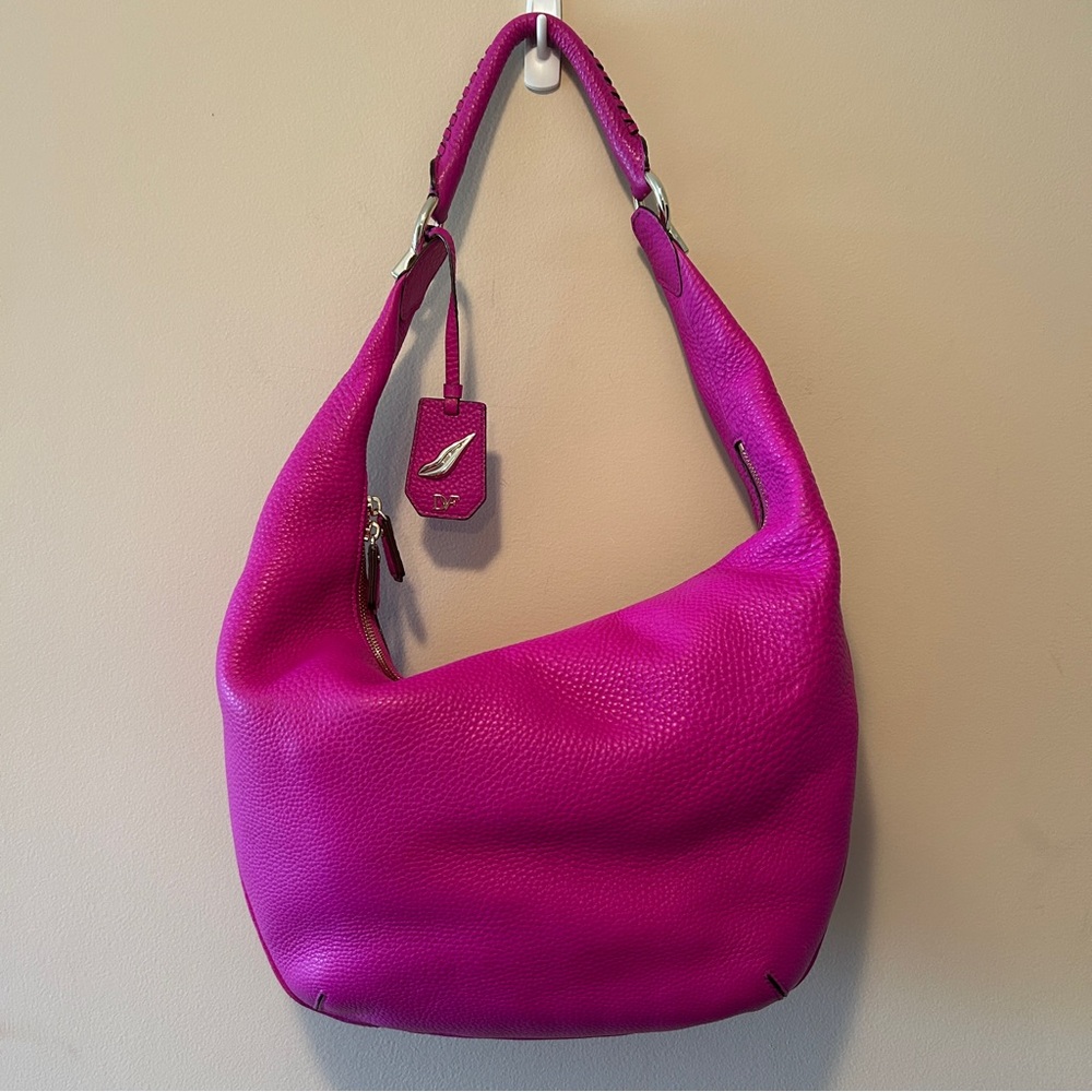 Diane Von Furstenberg Leather Hobo Bag